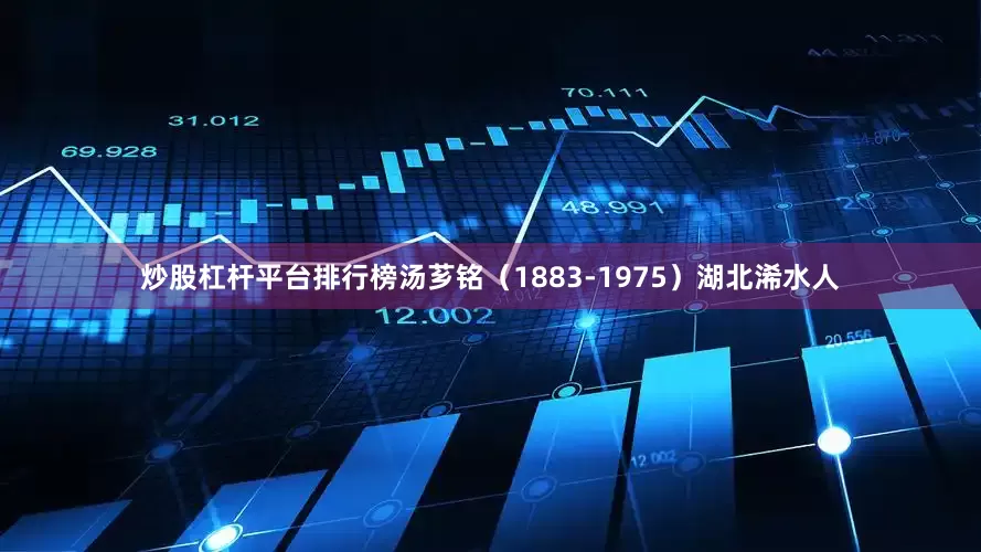 炒股杠杆平台排行榜汤芗铭（1883-1975）湖北浠水人